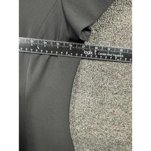 Lena Gabrielle New York Black Short Sleeve Lined Mini Dress A-Line Womens 8 - Picture 7 of 7